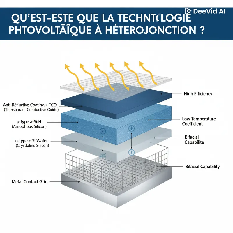 Qu’est-ce que la technologie photovoltaïque à hétérojonction ?